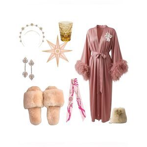 Ugg Pink Stunning Sheepskin Slippers